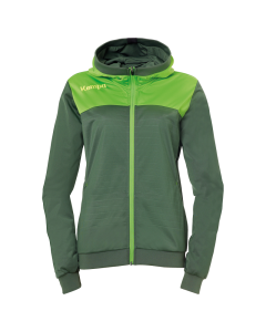 Kempa Emotion 2.0 Kapuzenjacke Women dragon grün/hope grün