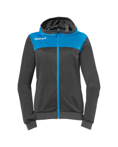 Kempa Emotion 2.0 Kapuzenjacke Women anthra/kempablau