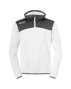 Kempa Emotion 2.0 Quarter Zip Hoody weiß/anthra