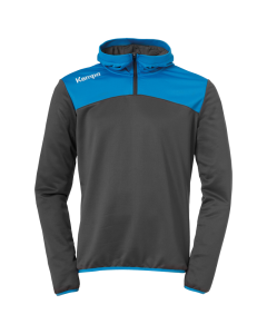 Kempa Emotion 2.0 Quarter Zip Hoody anthra/kempablau