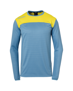 Kempa Emotion 2.0 Langarmshirt dove blau/limonengelb