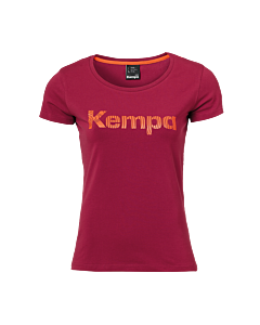 Kempa Graphic T-Shirt Girls deep rot