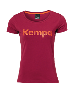 Kempa Graphic T-Shirt Women deep rot