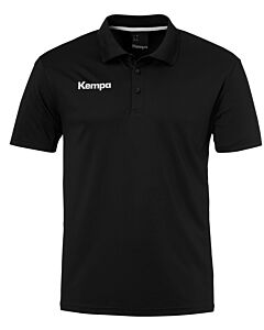 Kempa Poly Polo Shirt schwarz