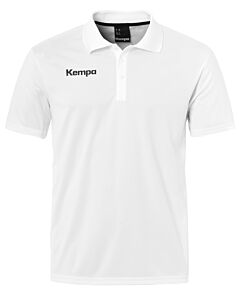 Kempa Poly Polo Shirt weiß