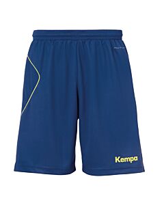 Kempa Curve Shorts deep blau/fluo gelb