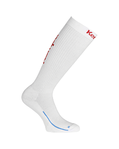 Kempa Socken Lang weiß/rot