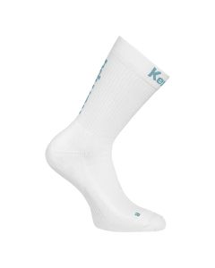 Kempa Logo Classic Socken weiß/aqua