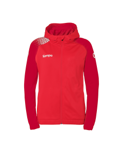 Kempa Ambition 28 Kapuzenjacke Damen rot/chilirot