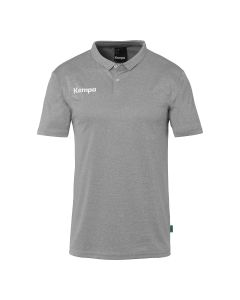 Kempa Poly Polo Shirt dark grau melange