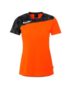 Kempa Athletics 29 Shirt Damen fluo orange/schwarz
