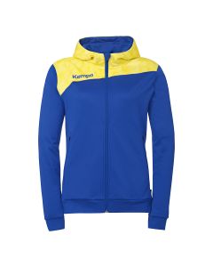 Kempa Athletics 29 Kapuzenjacke Damen royal/limonengelb