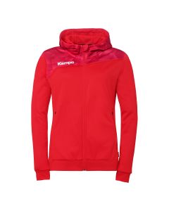 Kempa Athletics 29 Kapuzenjacke Damen rot/chilirot