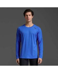 2XU Mens Aero Laufshirt nebula/black reflective