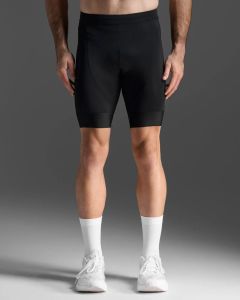 2XU Mens Aero Tri 9 Inch Short Triathlonshort - black/white