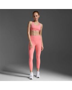 2XU Womens Form Hi-Rise Compression 7/8 Tights - pink glow/pink glow