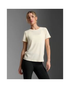2XU Womens Aero Tee pixel lemon/white reflective