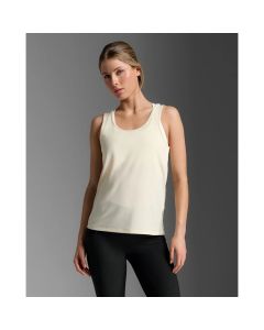 2XU Womens Aero Singlet Tanktop - pixel lemon/white reflective