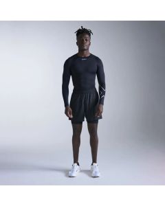 2XU Mens Core Compression Long Sleeve black/silver