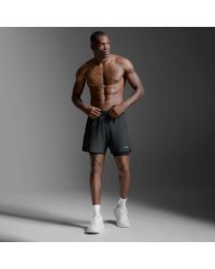 2XU Mens Aero Mesh 2-in-1 Short Kompression Tight black/silver reflective