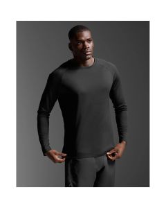 2XU Mens Aero Mesh Long Sleeve - black/silver reflective