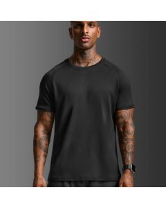 2XU Mens Aero Mesh Tee - black/silver reflective