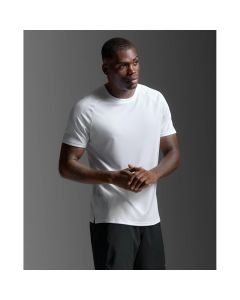 2XU Mens Aero Mesh Tee - white/silver reflective
