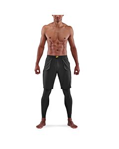 Skins Mens 5-Series Superpose Long Tights (black)