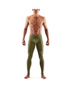 Skins Mens 3-Series Long Tights (khaki)