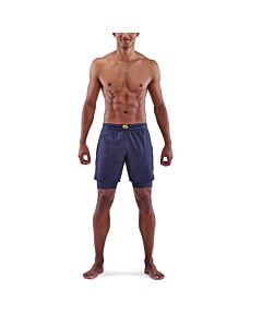 Skins Mens 3-Series Superpose Half Tight (navy blue)