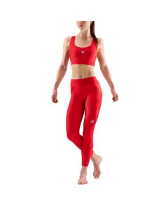 Skins Womens 3-Series Long Tights (red)