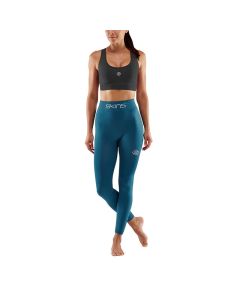 Skins Womens 3-Series Seamless Long Tights (teal)