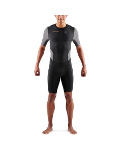 Skins TRI Brand S/S Tri Suit (black/carbon)