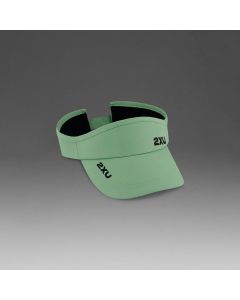 2XU Unisex Run Visor- digital mint/black