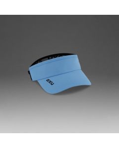 2XU Unisex Performance Visor - azure blue/black