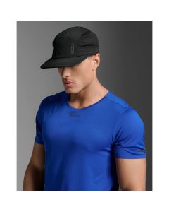 2XU Unisex Light Speed Cap - black/silver reflective