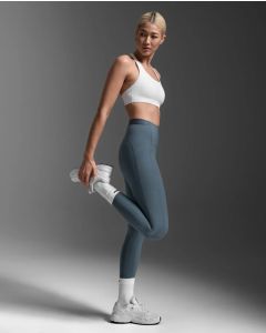 2XU Womens Form Stash Hi-Rise Comp Tight dark sage/dark sage
