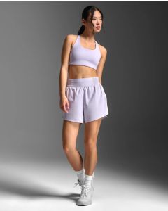 2XU Womens Aero Hi-Rise 4 Inch Shorts virtualviolet/violetreflectiv